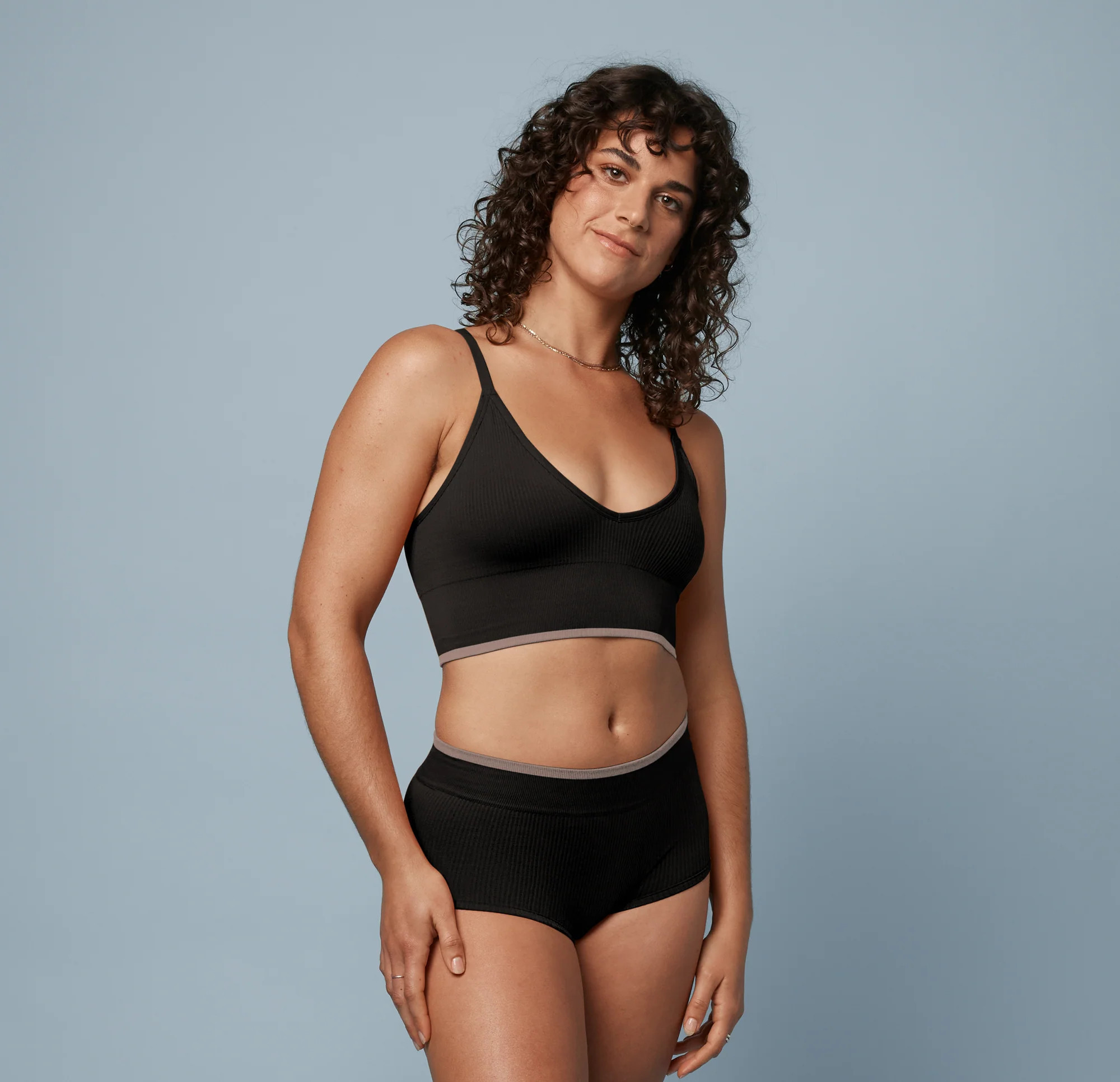 Lounge Rib Triangle Bralette | Harper Wilde