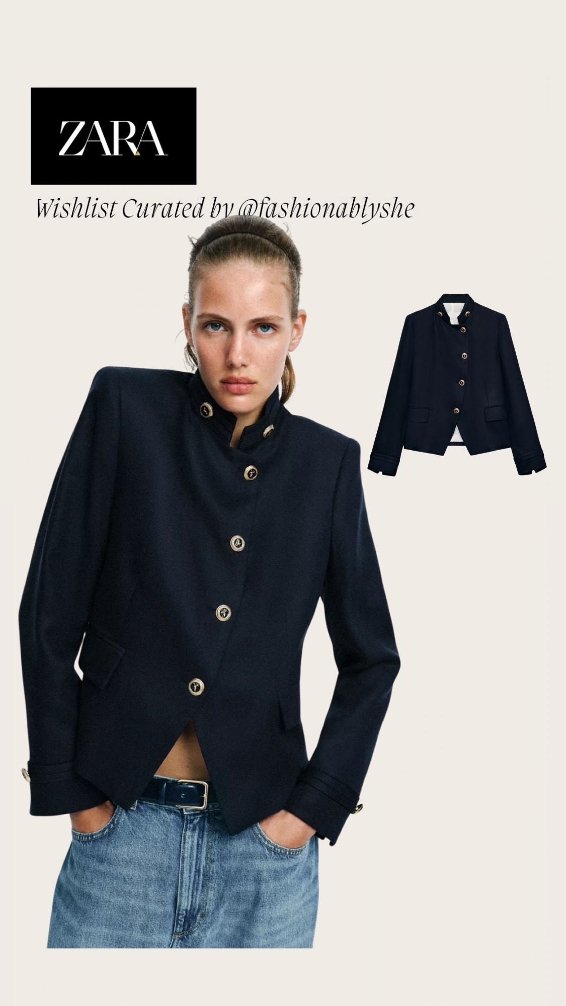 Zara black blazer with gold buttons

#LTKmomlife #LTKOver40 #LTKdayinmylife
