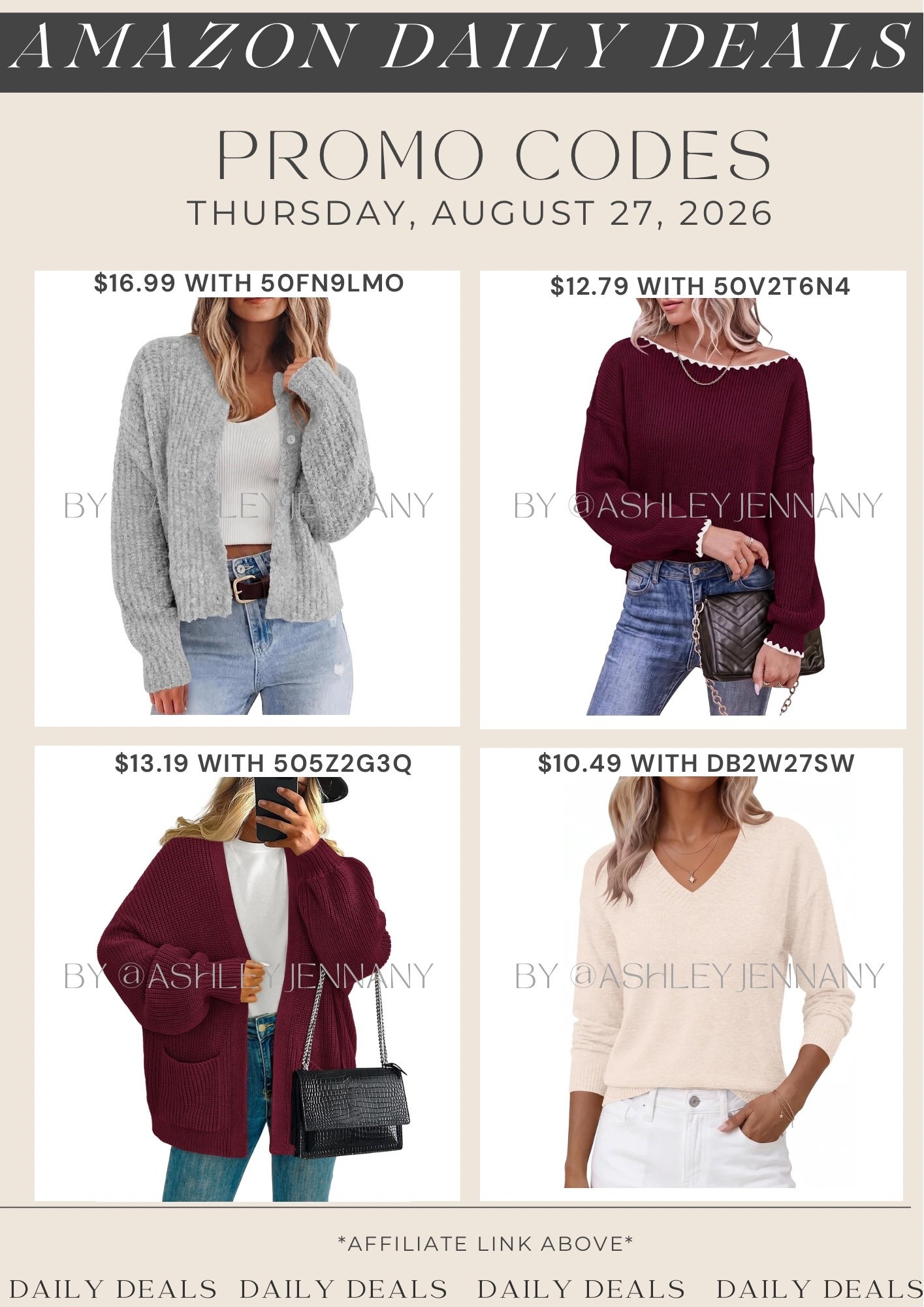 Amazon deals

#LTKMidsize #LTKSaleAlert #LTKSeasonal