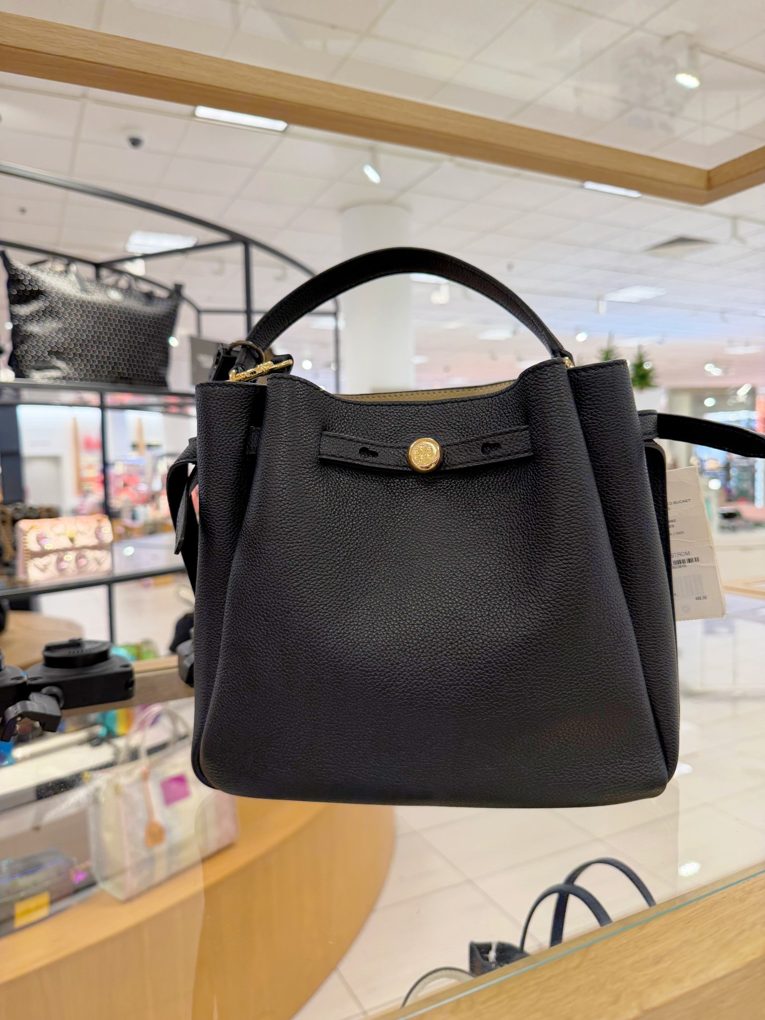 Treat yourself! This bag is on my wishlist…this beautiful Tory Burch pebble leather crossbody bucket bag! Available in several colors and the perfect size to carry all of your daily essentials! It has a magnetic snap closure, adjustable drawstring, top carry handle and an adjustable crossbody strap. Great for everyday wear, workwear and travel and great gift idea for Valentine’s Day!

Gifts for her, gift guide for her, splurge gifts, tan bag, black bag, things to buy with gift cards, what to buy with gift cards, how to spend your Christmas gift cards, bag for winter capsule wardrobe, winter purse, winter handbag, winter tote, Valentines gift ideaa

#LTKWorkwear #LTKOver40 #LTKTravel