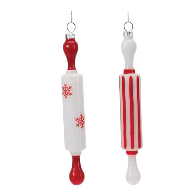 Melrose Glass Rolling Pin Ornament (Set of 12) | Target