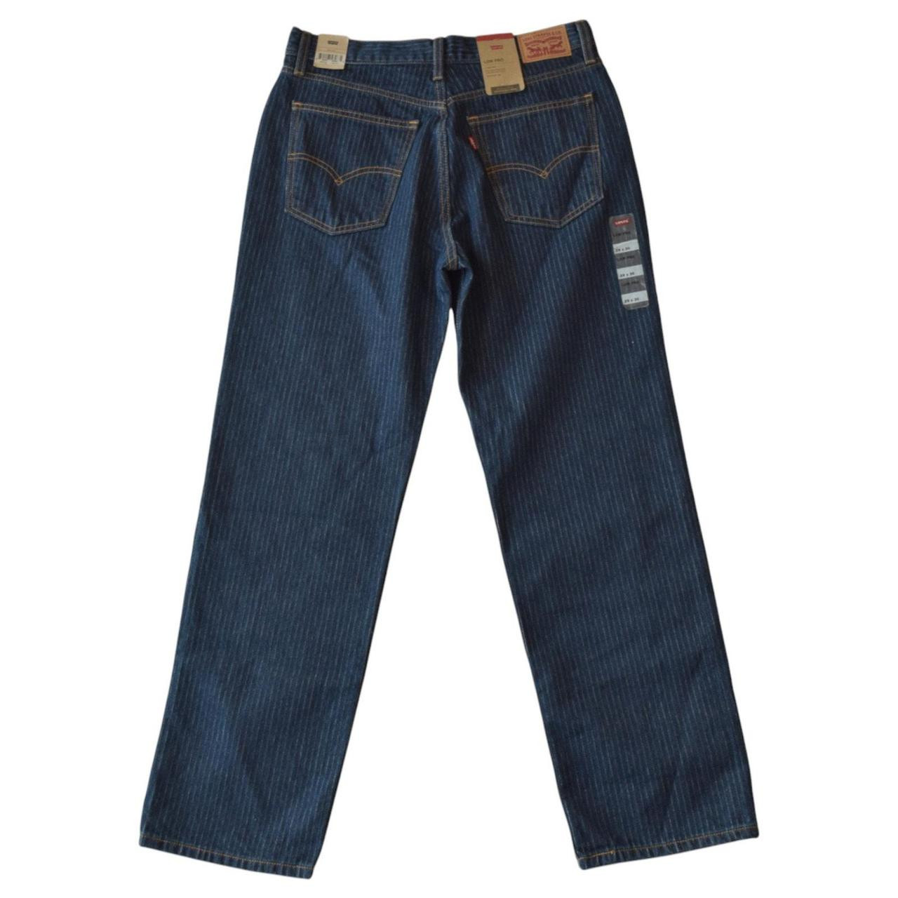 Levi's Women's Straight leg Printed Jeans - Blue - 29 | Depop US