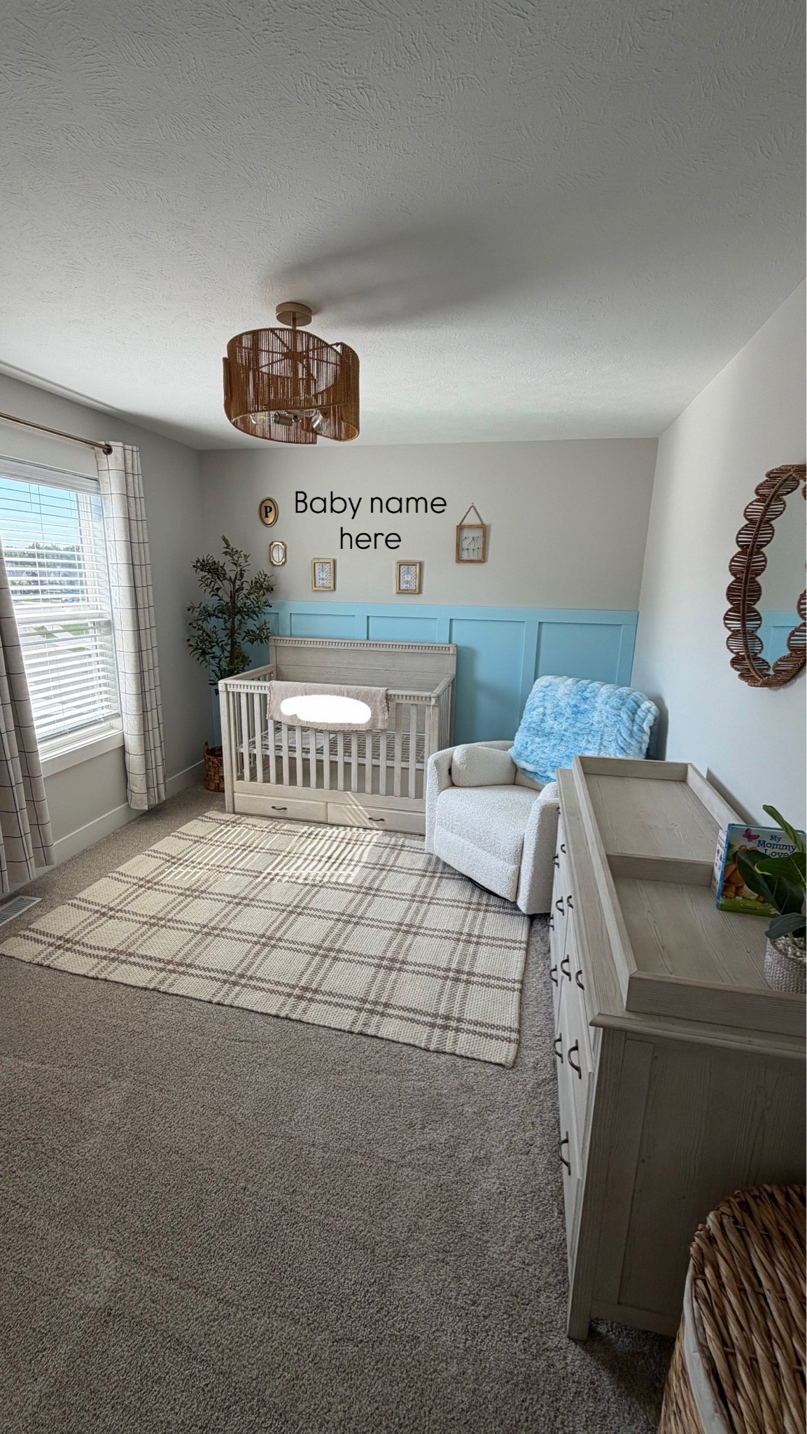 Nursery details 🩵👶🏼🍼🪿