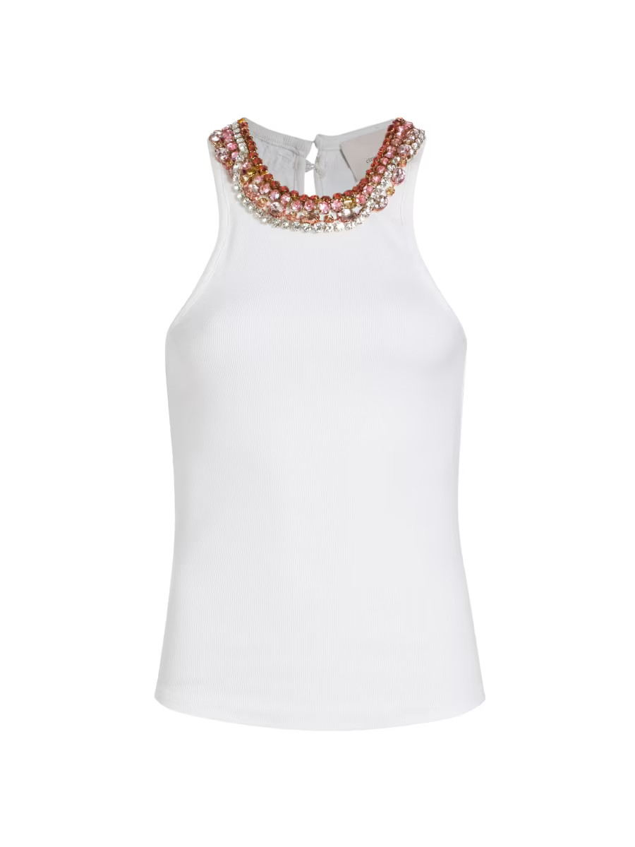 Lizzie Rhinestone Tank | Saks Fifth Avenue