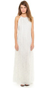 Click for more info about Wave Print Crinkle Chiffon Halter Gown