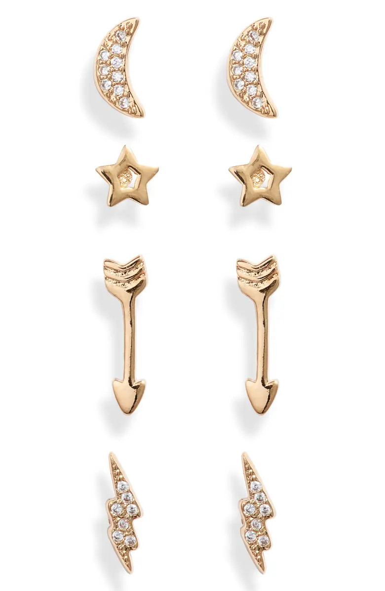4-Pack Stud Earrings | Nordstrom