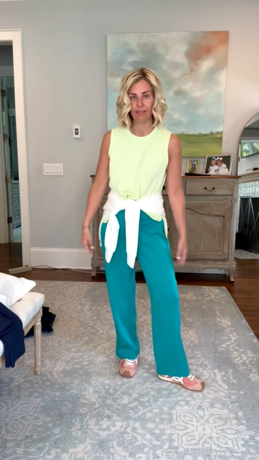 25% off full-price AE styles (8/26-8/30): Code AE25
• Non-AE styles: Code
CATHERINEXSPANX for 15% off + free shipping on 1st order

Top & 1/2 zip - xs
Slim Straight Pant - small petite 
Sneakers -  8 tts

#LTKmomlife #LTKOver40 #LTKPetite