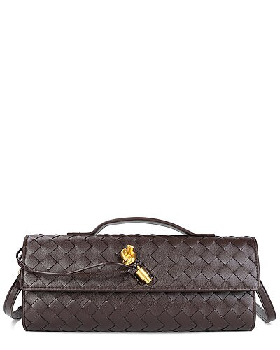 Woven Leather Clutch | Gilt & Gilt City