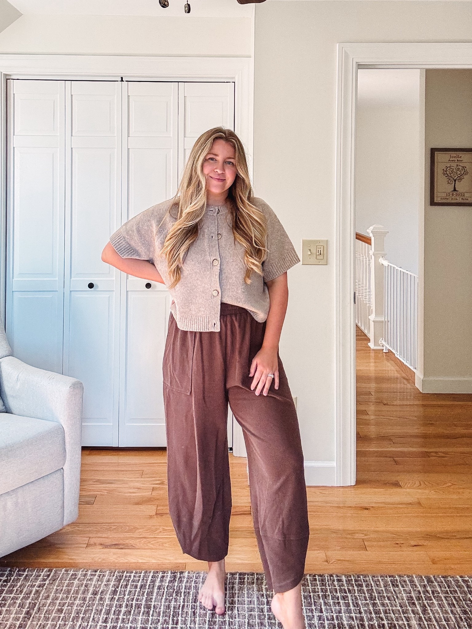 Recommend sizing up 1 or 2 in cardigan as it fits more fitted! I live in breast feeding friendly tops and I love this one!

#LTKSaleAlert #LTKFamily #LTKFindsUnder50