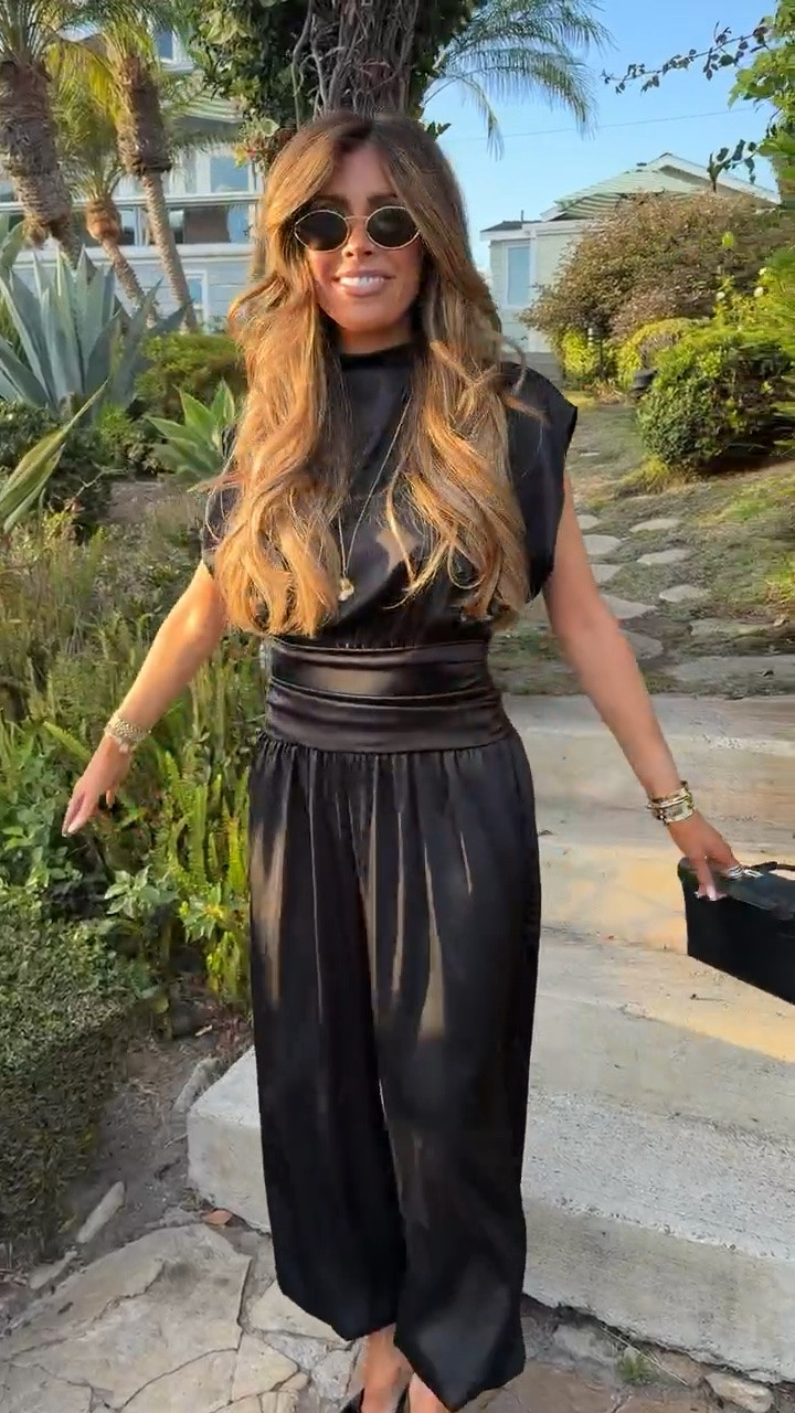 Date night!! Wearing a small in the jumpsuit! 

Zara fashion, Zara finds, Dinner outfits, Date night outfits, Nordstrom, Vacation outfits, Fall outfits women, Satin jumpsuit, Elevated dinner outfits, Gemme Beauty, Emily Gemma

#LTKootd #LTKSeasonal #LTKdayinmylife