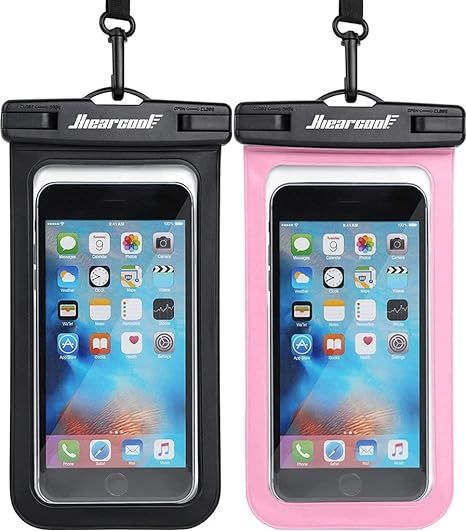 Universal Waterproof Case,Hiearcool Waterproof Phone Pouch Compatible for iPhone 14 13 12 11 Pro ... | Amazon (US)