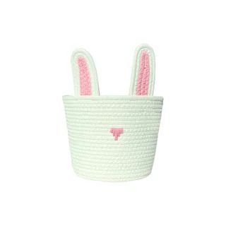 White & Pink Rope Bunny Basket by Creatology™ | Michaels Stores