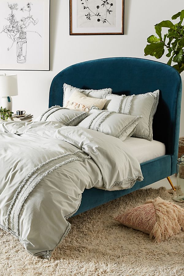 Fringed Mirabella Duvet Cover | Anthropologie (US)