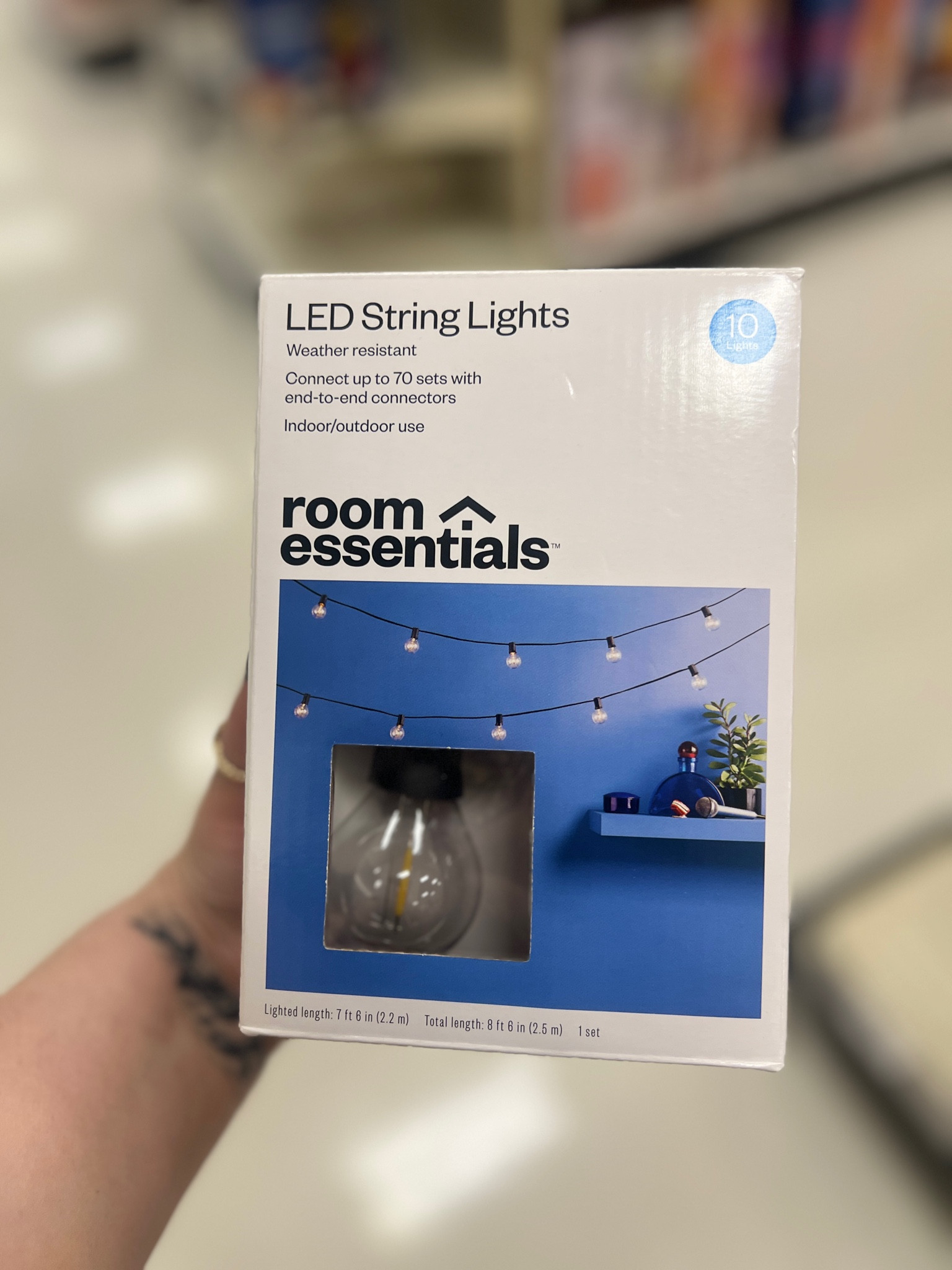 LED Globe String Lights Black - Room Essentials™

#LTKFamily #LTKFindsUnder50 #LTKHome