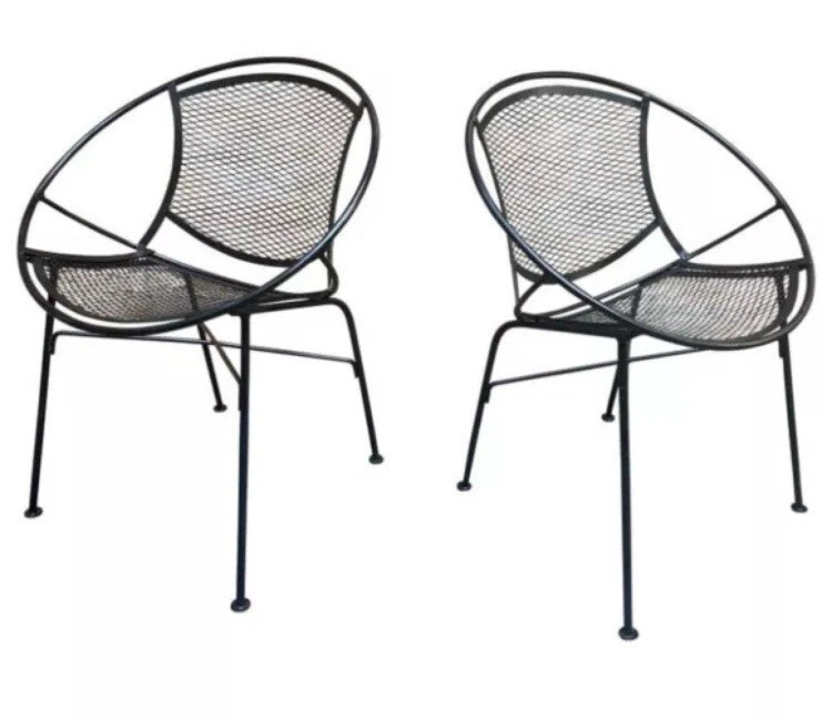 tempestini for salterini radar chairs - a pair | eBay US