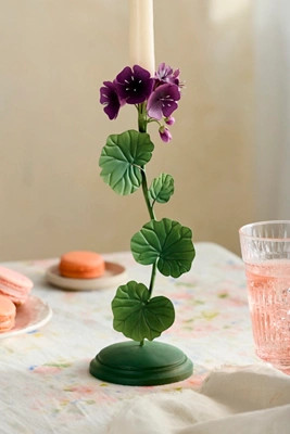 Geranium Taper Holder | Anthropologie (US)