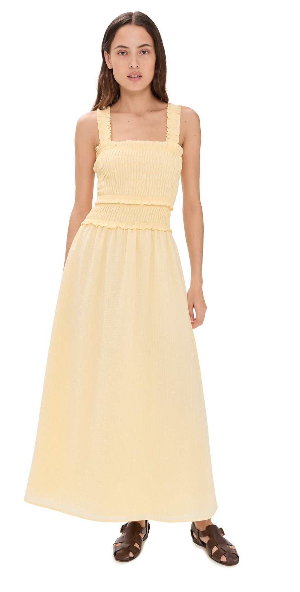 Hill House Home The Azalea Maxi Nap Dress Butter Yellow XXS | Shopbop