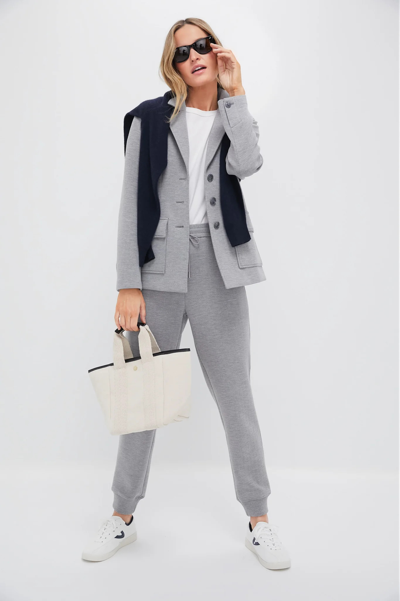 Gray Herringbone Becker Joggers | Tuckernuck (US)