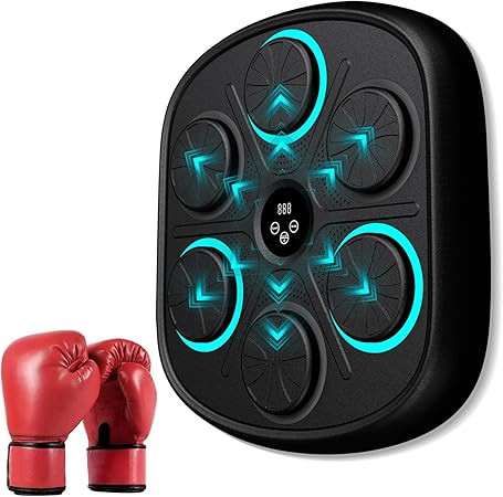 2025 New Model Smart Music Boxing Machine for Adults and Kids, Training Machine with LED Electron... | Amazon (US)