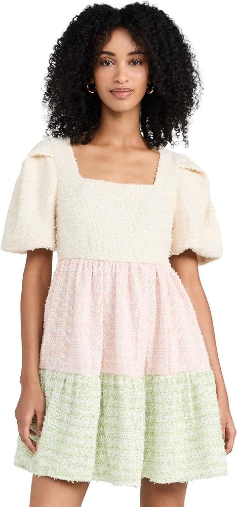 English Factory Women's Color Block Tweed Mini Dress | Amazon (US)