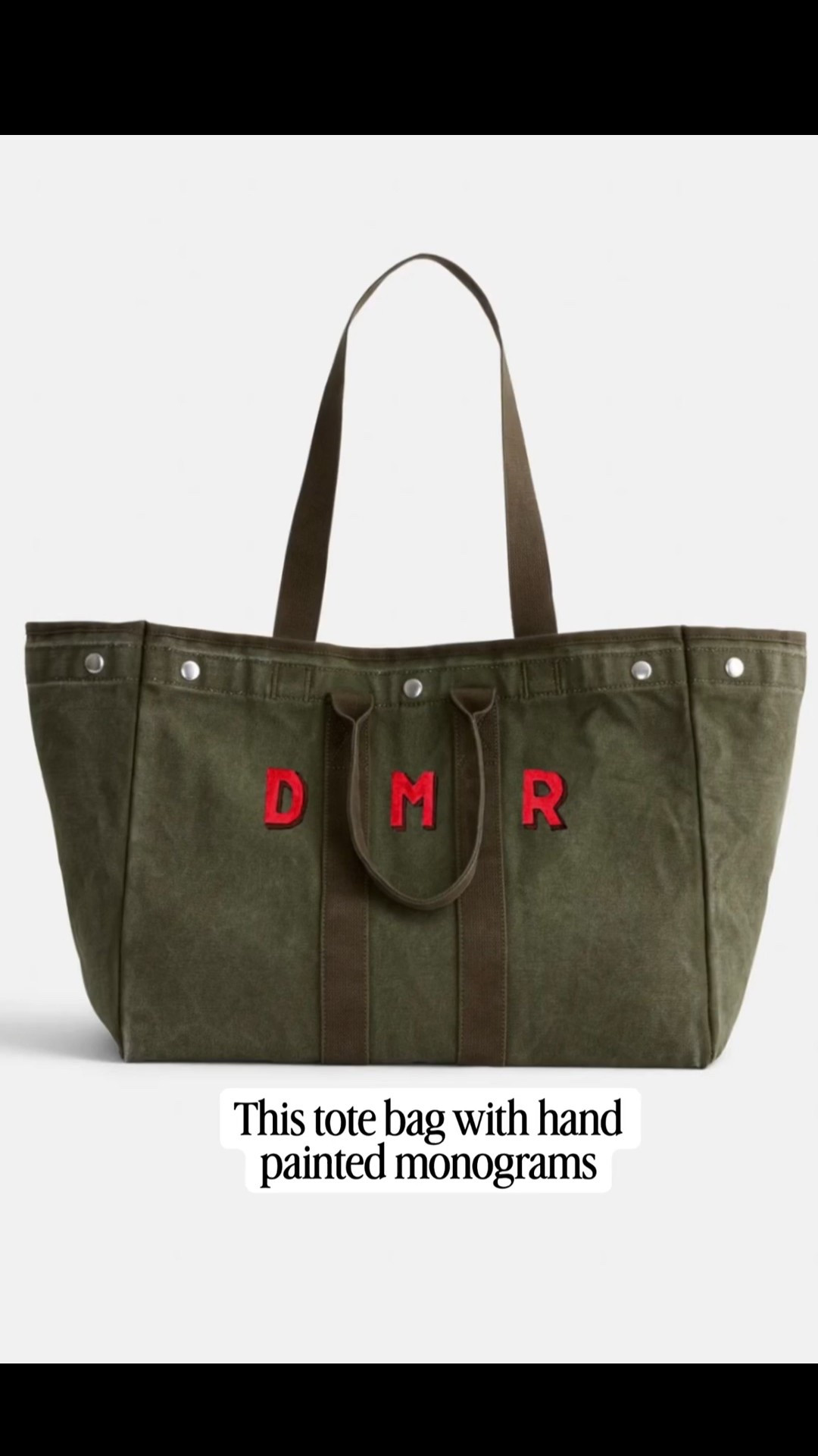 The perfect gift for moms, i’m totally obsessed with this vintage, looking tote and handpainted monogram.  Multiple sizes and colors available.  

#MomGives#GiftsForMom #PersonalizedTote #ToteBags

#LTKTravel #LTKmomlife