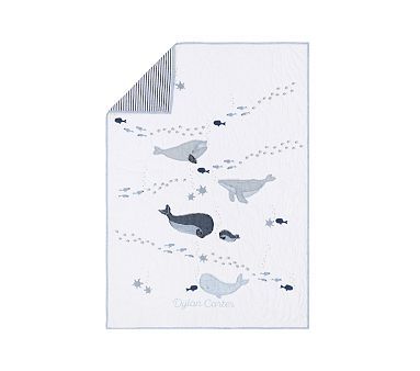 Jack Nautical Whale Baby Bedding | Pottery Barn Kids