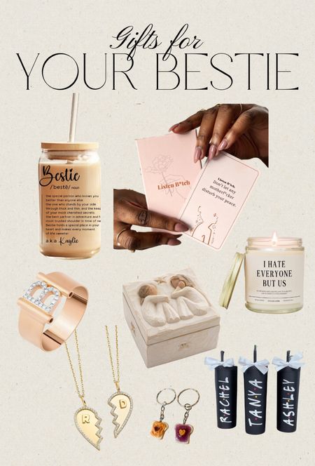 Gifts for your BESTIE.

Gift guide • bff • friendship gifts

#LTKGiftGuide #LTKCyberWeek #LTKHoliday