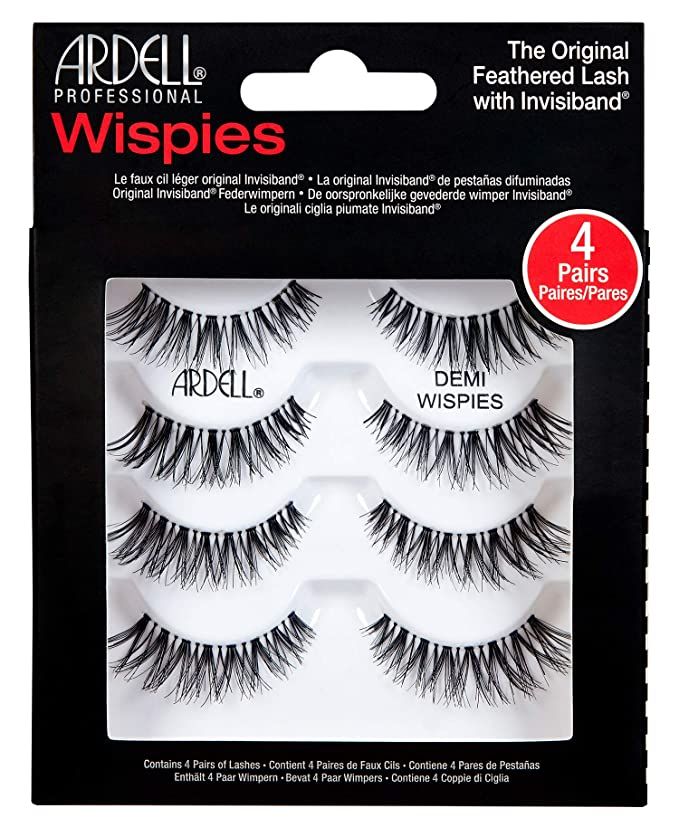 THE Best 4 Pairs Ardell Demi Wispies Natural Multipack False Eyelashes Fake Eye Lashes | Amazon (US)