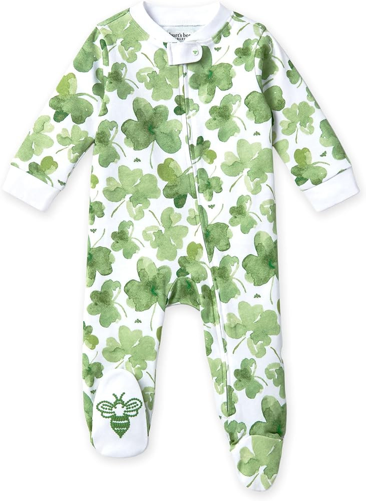 Burt's Bees Baby Baby Girls' Sleep and Play Pajamas, 100% Organic Cotton One-Piece Romper Jumpsui... | Amazon (US)