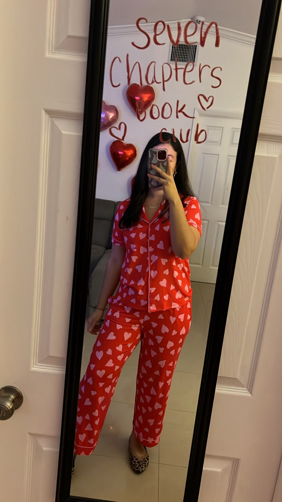 Pajamas for our galentines monthly book club meetup

#LTKValentine #LTKMidsize #LTKSeasonal