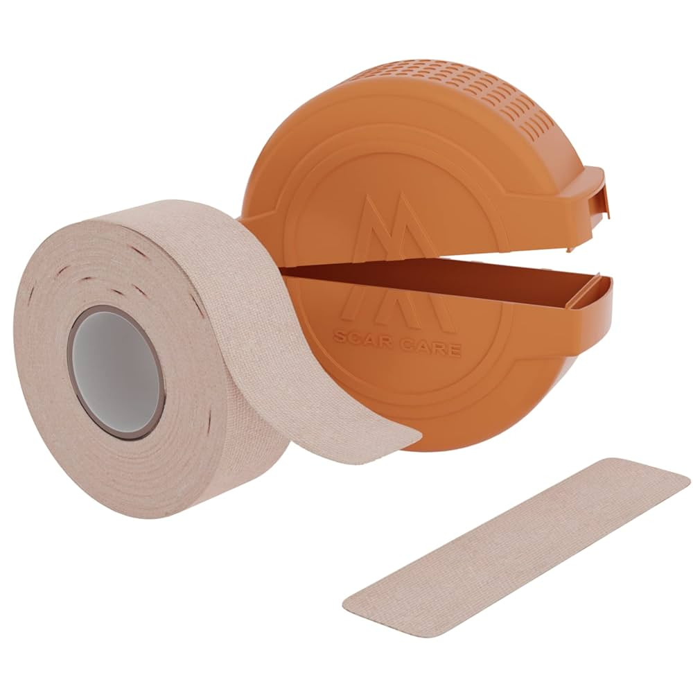 Motivo Scar Tape – 200” x 1” Roll (20 Strips) | Water and Sweat Resistant Scar Tape, Latex-... | Amazon (US)