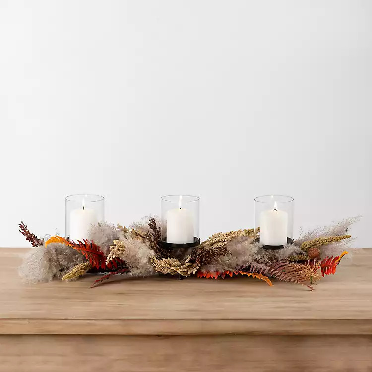 Mixed Harvest Pampas Centerpiece | Kirkland's Home