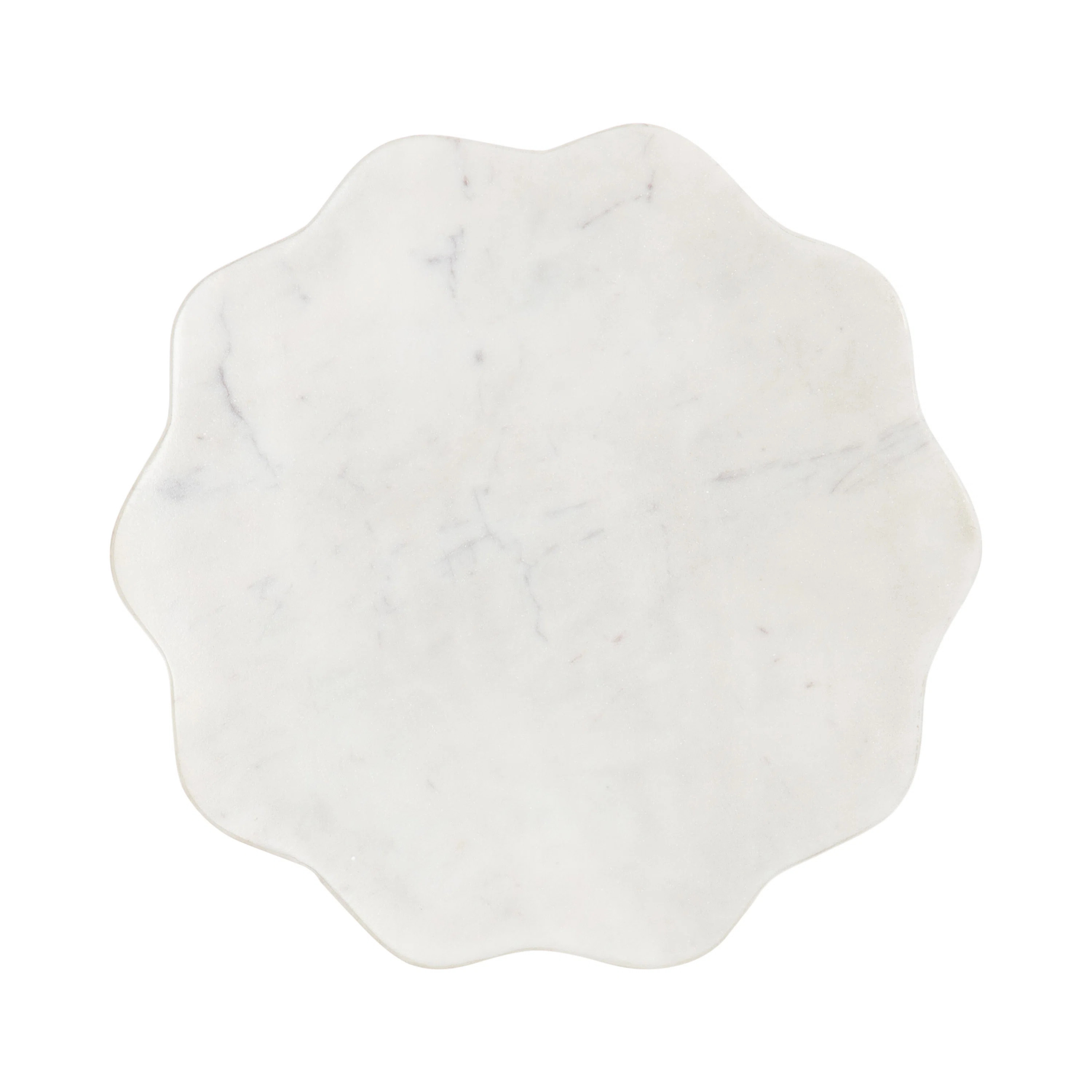 Round Marble and Metal Drink Table | Wayfair North America