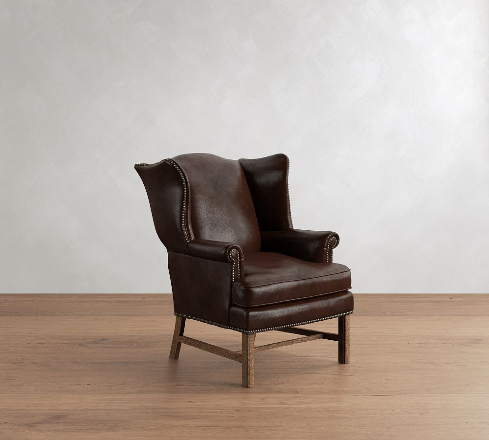 Thatcher Leather Chair | Pottery Barn (US)