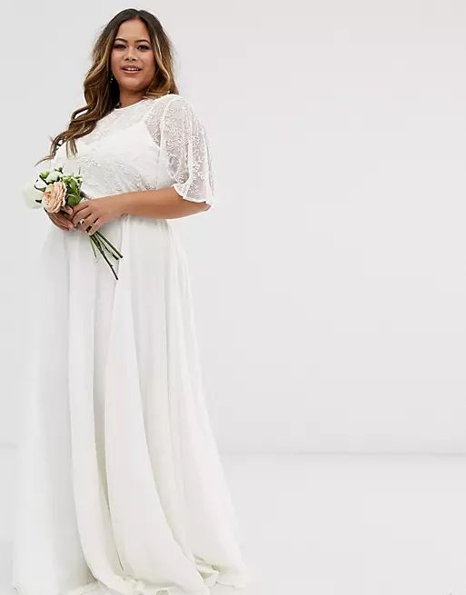ASOS EDITION Curve embellished bodice wedding dress | ASOS (Global)