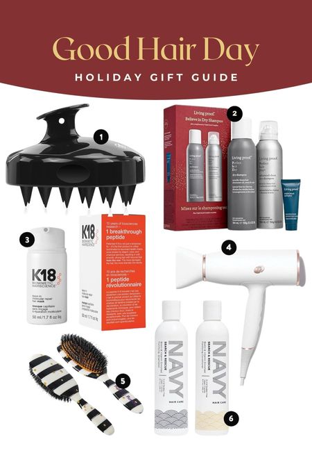Good hair day gift guide! Sharing my favorite hair care items like scalp scrubber, hair brush, and dry shampoo. 

#LTKHoliday #LTKbeauty #LTKGiftGuide