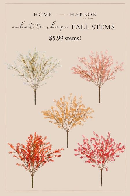 Berry stems on sale for $5.99 in so many pretty fall colors 

#LTKSeasonal #LTKhome #LTKsalealert