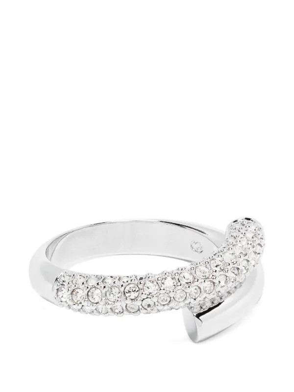 SwarovskiDextera crystal-embellished ring | Farfetch Global
