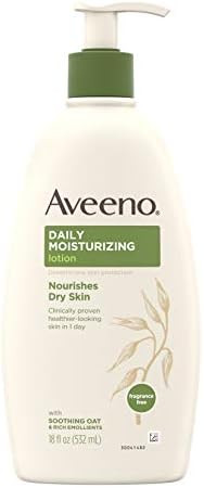 Aveeno Daily Moisturizing Body Lotion with Soothing Oat and Rich Emollients to Nourish Dry Skin, ... | Amazon (US)