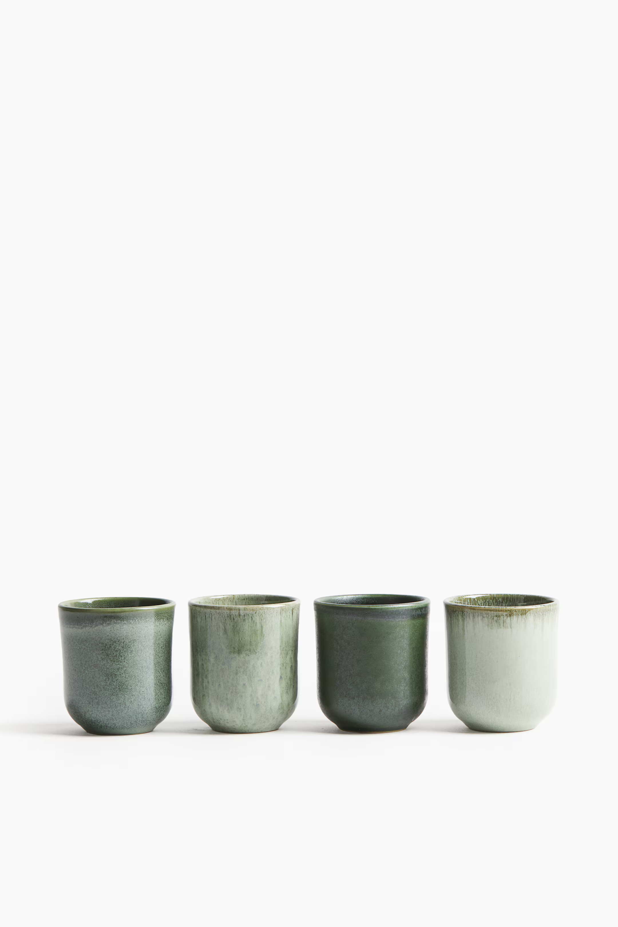 4-pack Stoneware Mugs | H&M (US + CA)