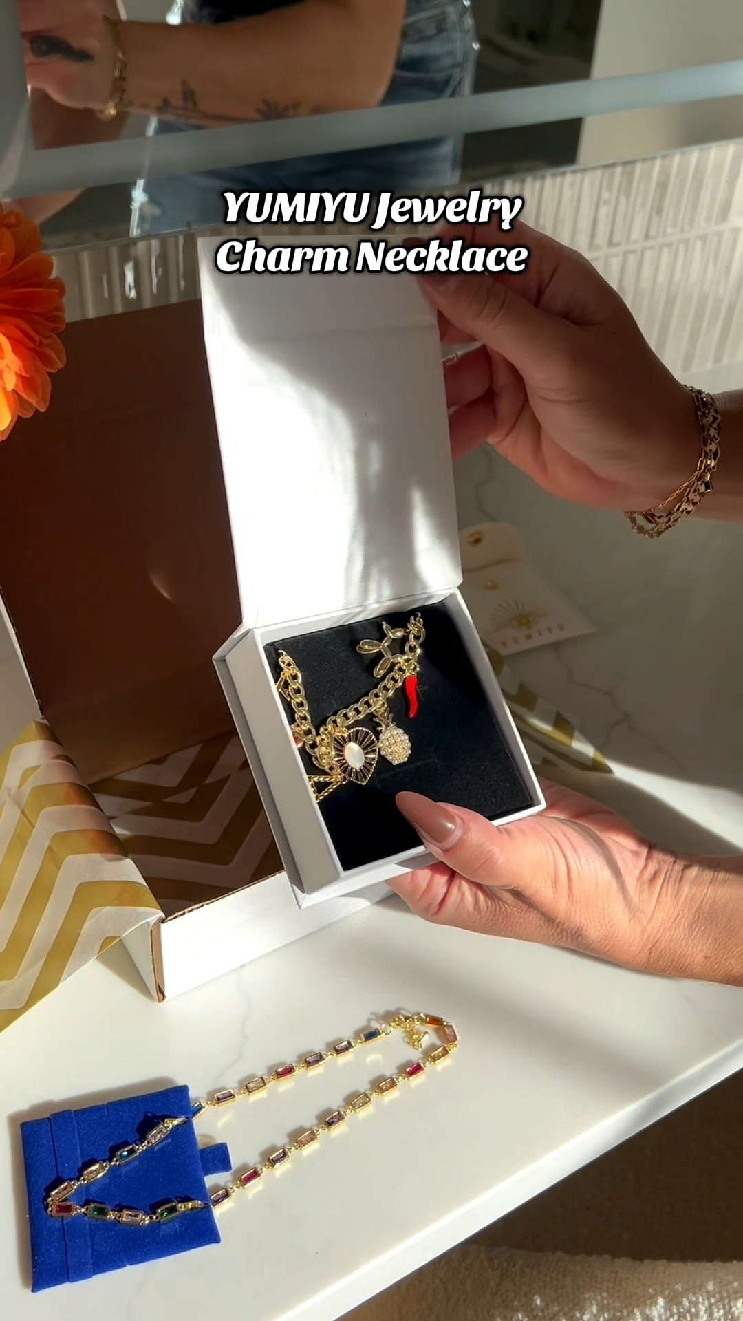 YUMIYU Black Friday Preview! 🖤✨
Okay, jewelry lovers, I have the most fun assignment! I just got to preview the @YUMIYUJewelry Black Friday Boost Sale, and you need to hear about this.

I got to build my own Charm Necklace (a $300 value!) by choosing up to 9 charms that tell my unique story, style, and personality. How cute is that? These pieces are truly meaningful and one-of-a-kind.

If you're looking for a special gift (or want to treat yourself!), make sure you check out the full charm collection and start designing your own piece. What charms would you choose to represent you? I'm obsessed with how mine turned out! 🤩

@yumiyujewelry #yumiyujewelry