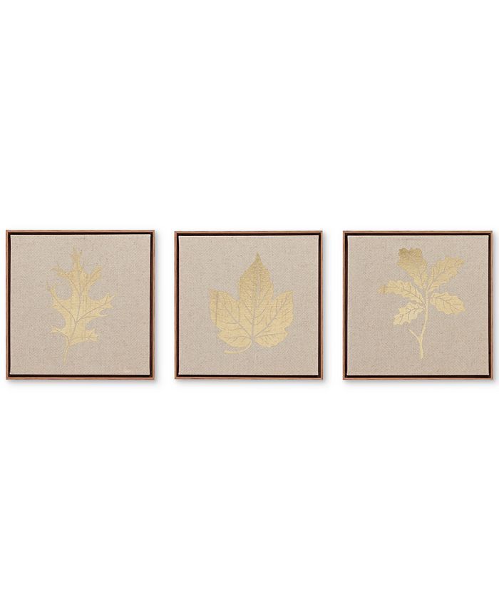 JLA Home Madison Park Golden Harvest 3-Pc. Framed Canvas Print Set & Reviews - All Wall Décor - ... | Macys (US)