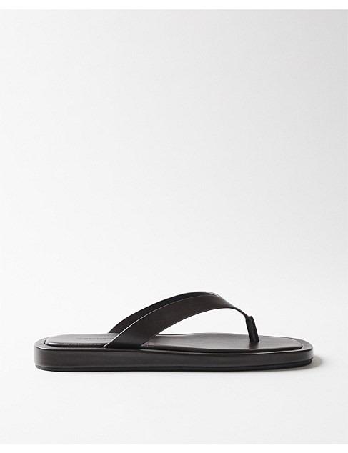 Commonry Lucia Leather Thong | David Jones | David Jones (Australia & New Zealand)