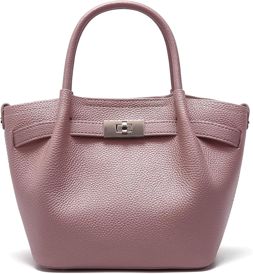 Bolsos de cubo de cuero genuino para mujeres: bolsos pequeños para damas de lujo diseñador Cros... | Amazon (US)