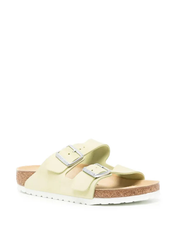 Birkenstock Arizona Suede Sandals - Farfetch | Farfetch Global