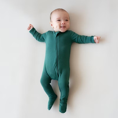 Kyte Baby Zippered Footie in Emerald | Target