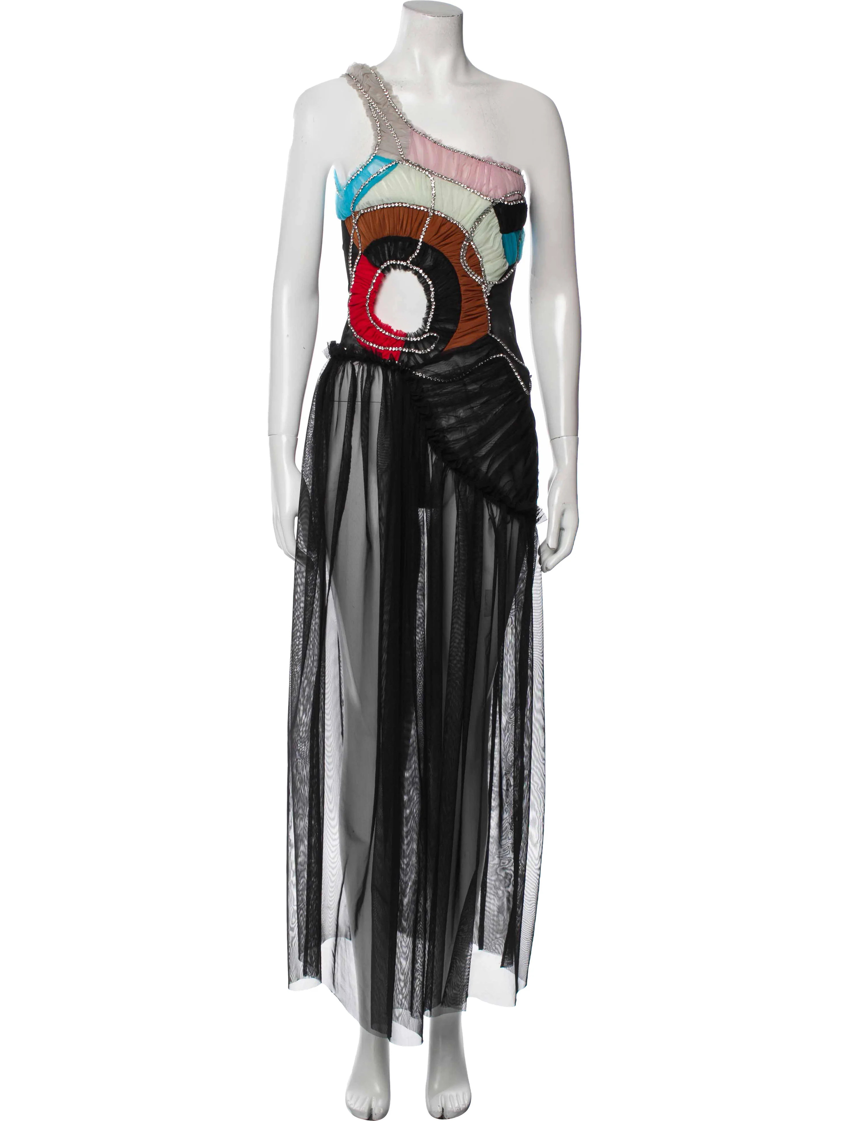 One-Shoulder Long Dress w/ Tags | The RealReal