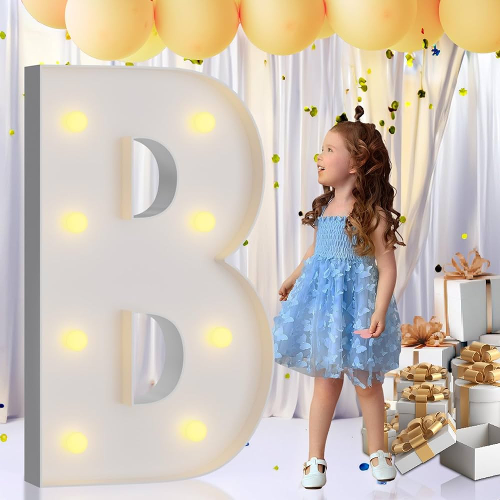 imprsv Marquee Light Up Letters, 3FT Marquee Letters Mosaic Light Up Letters for Birthday Baby Sh... | Amazon (US)