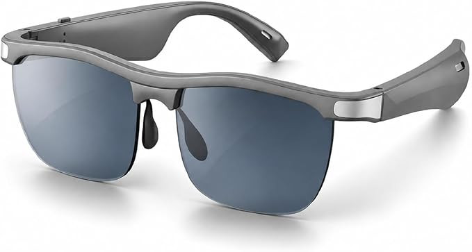 Smart Glasses, Open-Ear Audio Bluetooth Sunglasses | UV400 Polarized Lenses, Bluetooth 5.3, 8H Pl... | Amazon (US)