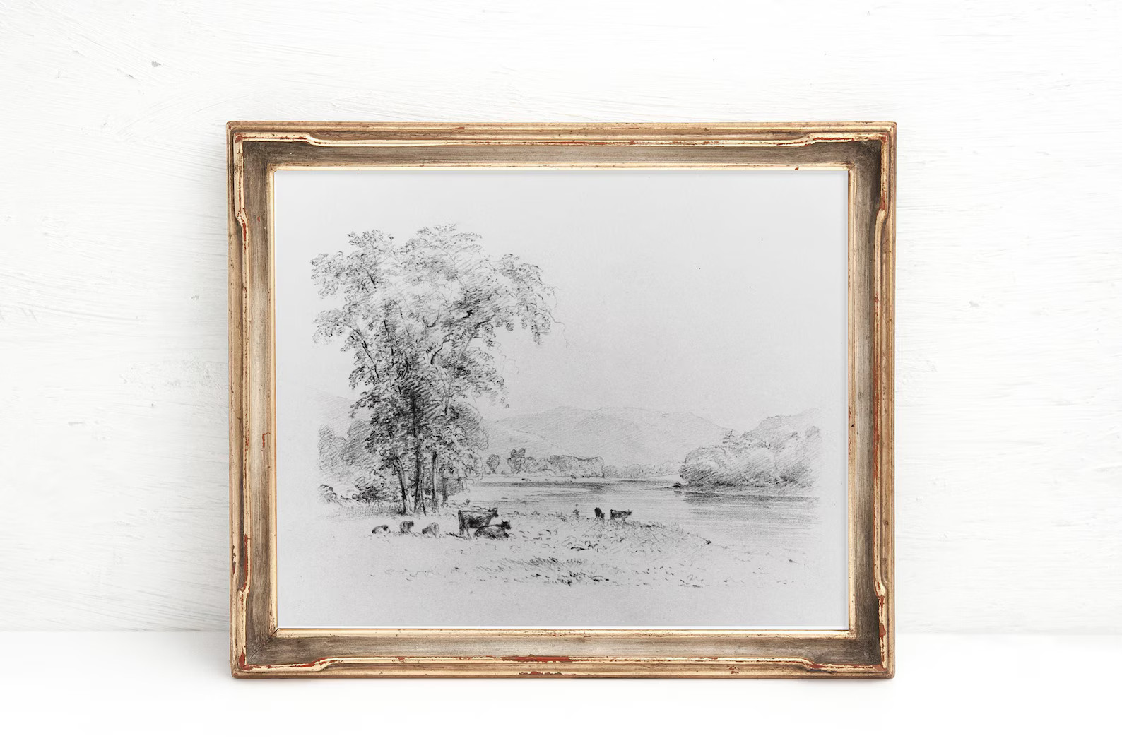 Black and White Vintage Artworkpencil Sketch Printantique | Etsy | Etsy (US)